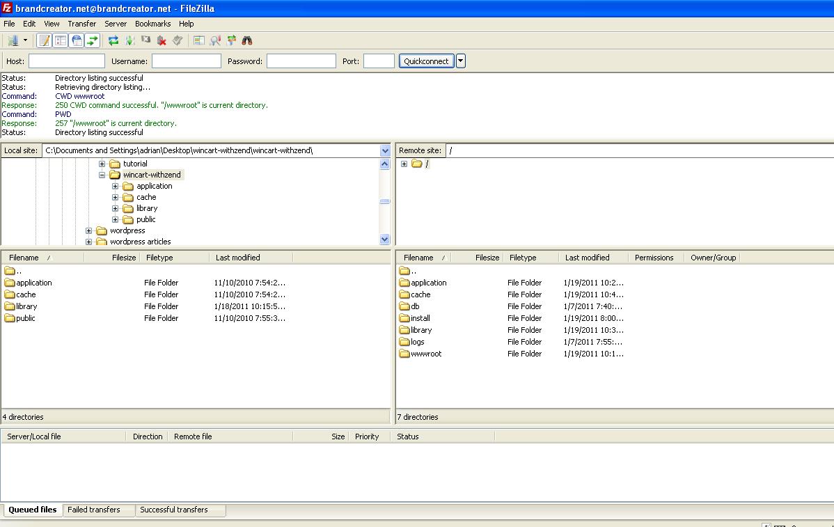 Select restricted directory root folder